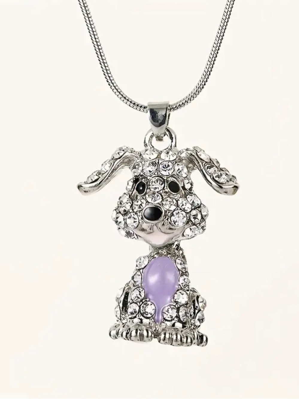 Stylish Elegant Puppy Necklace. - Picture 1 of 7